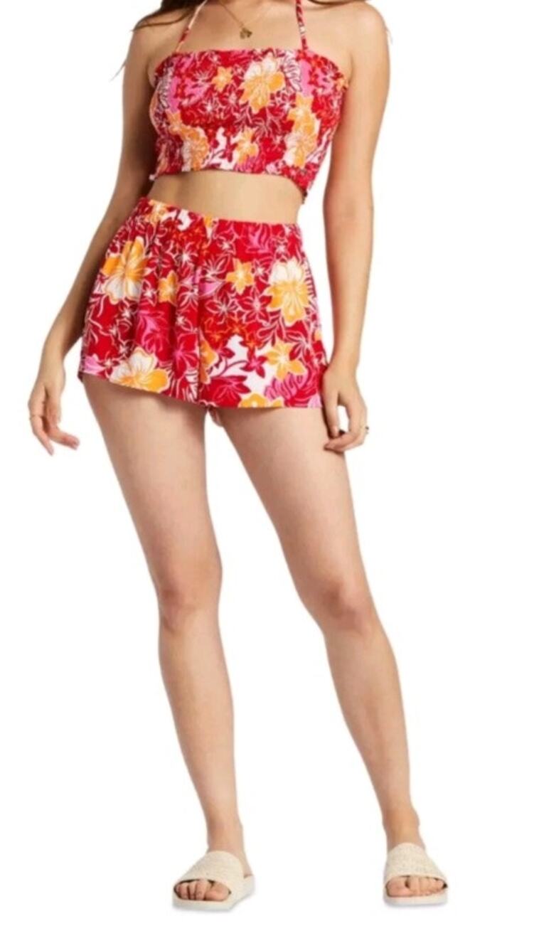 ROXY JUNIORS EASY DOES IT HIGH-RIS HILO HIBISCUS XXL 6002